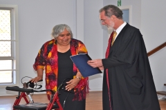 Barbara Bond and Justice Mansfield